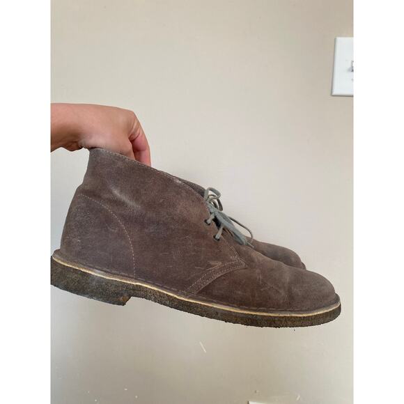 Clarks Originals Desert Boots Mens 11.5 M Taupe Suede Crepe  display picture 2
